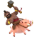 Hog Rider — Clash Royale card art (Supercell Fan Kit)