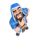 Wizard — Clash Royale card art (Supercell Fan Kit)