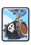 Skeleton Barrel — Clash Royale card art (Supercell Fan Kit)