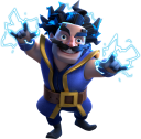 Electro Wizard — Clash Royale card art (Supercell Fan Kit)