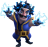Electro Wizard (Hero) — Clash Royale card art (Supercell Fan Kit)