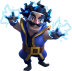 Electro Wizard — Clash Royale card art (Supercell Fan Kit)