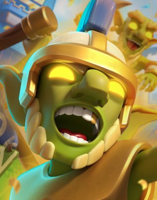 Goblins Hero — Clash Royale card art (Supercell Fan Kit)