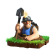 Miner — Clash Royale card art (Supercell Fan Kit)