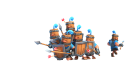 Royal Recruits — Clash Royale card art (Supercell Fan Kit)