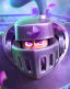 Mega Knight Evolution — Clash Royale card art (Supercell Fan Kit)