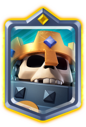 Skeleton King — Clash Royale card art (Supercell Fan Kit)