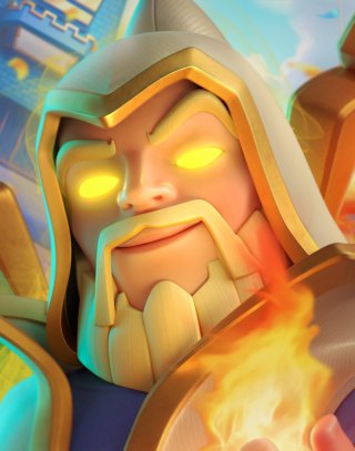 Wizard Hero — Clash Royale card art (Supercell Fan Kit)