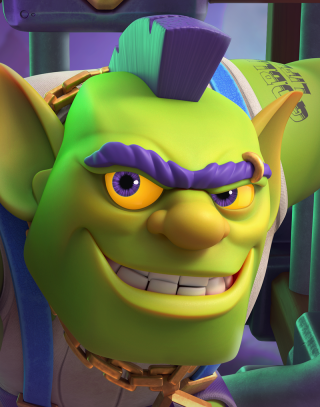 Goblin Cage Evolution — Clash Royale card art (Supercell Fan Kit)