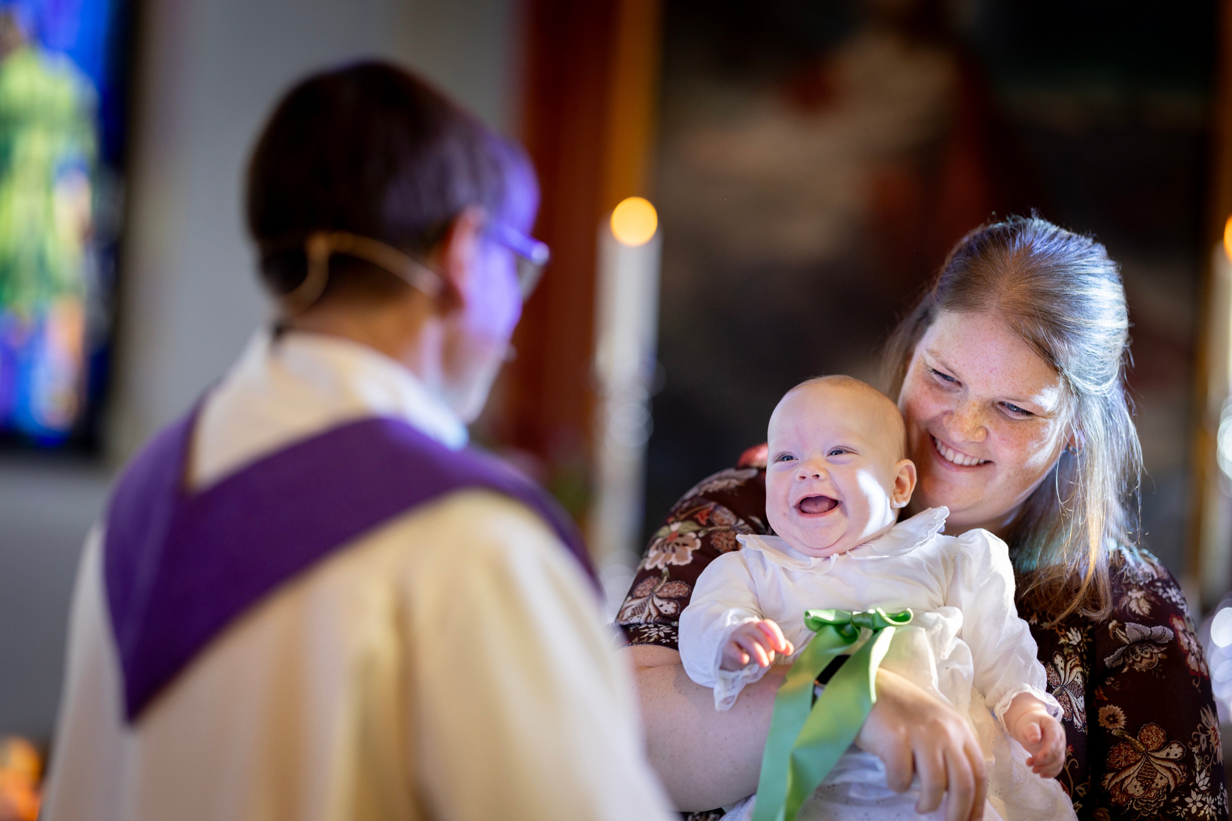 Gudstjeneste med dåp