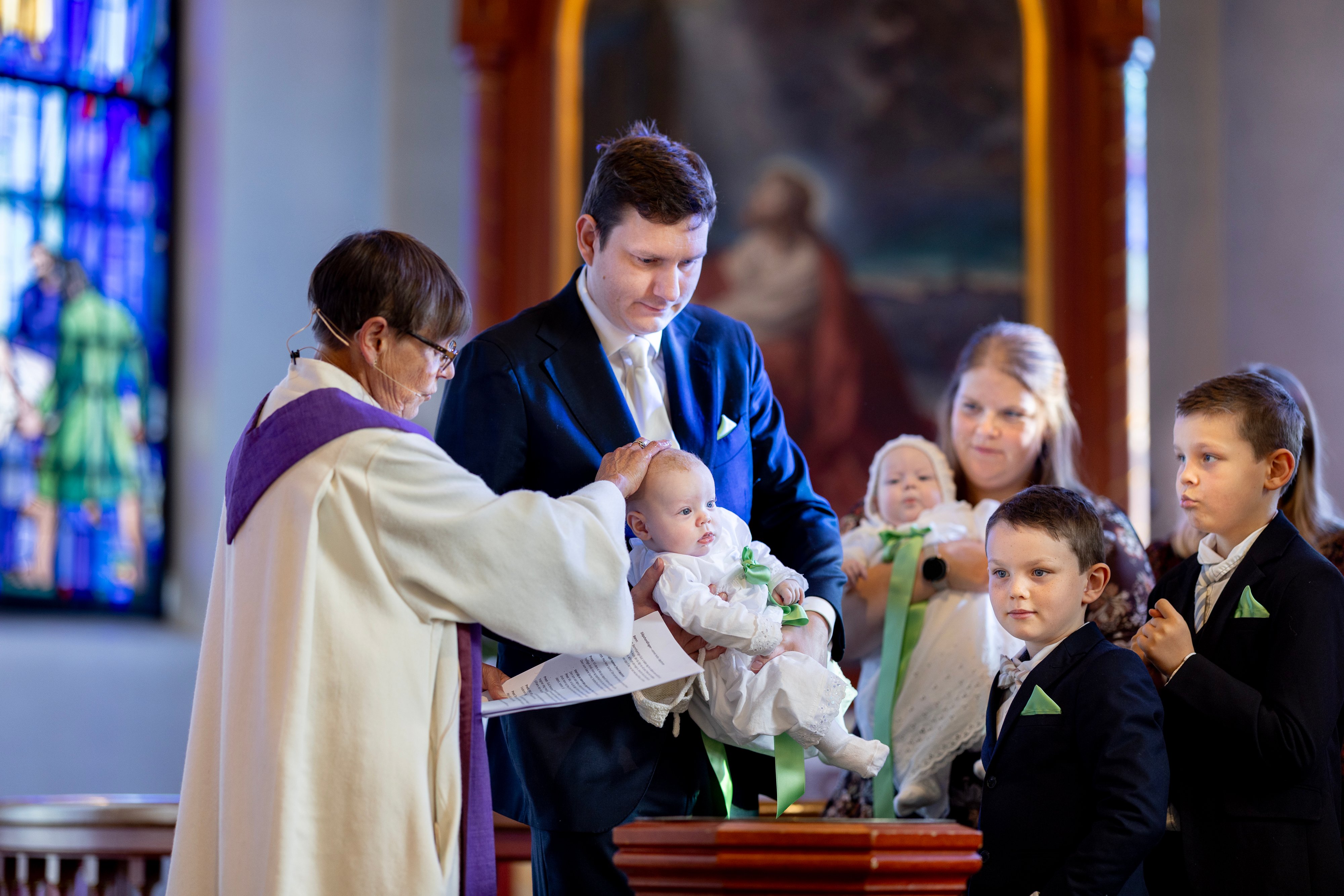 Gudstjeneste med dåp