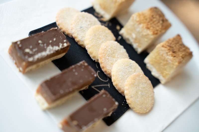 Handcrafted petit fours, biscuits and chocolate treats served at Academy Restaurant.