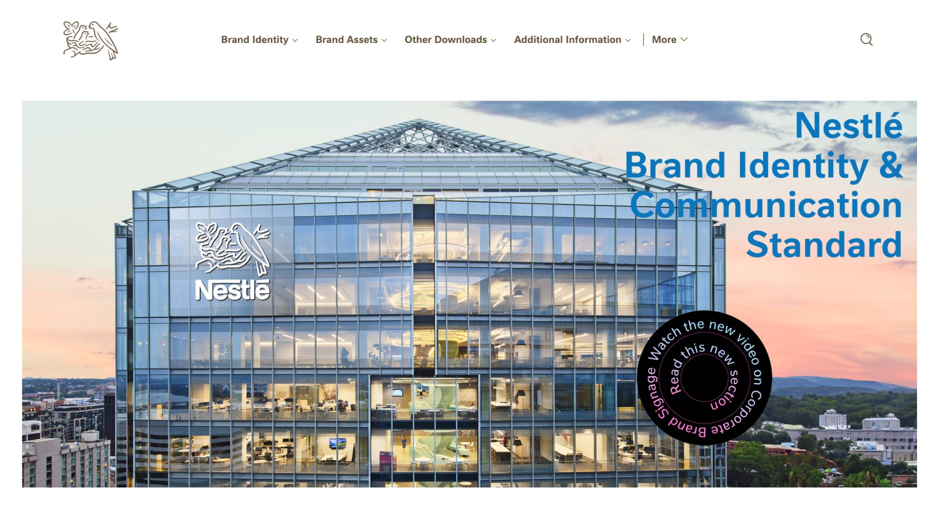 Nestlé brand portal