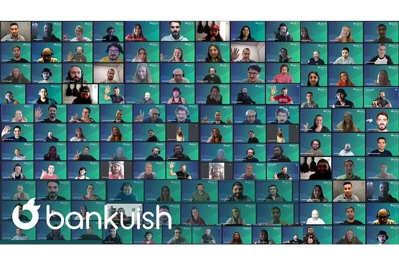 A carousel of images of Frontfiy employees