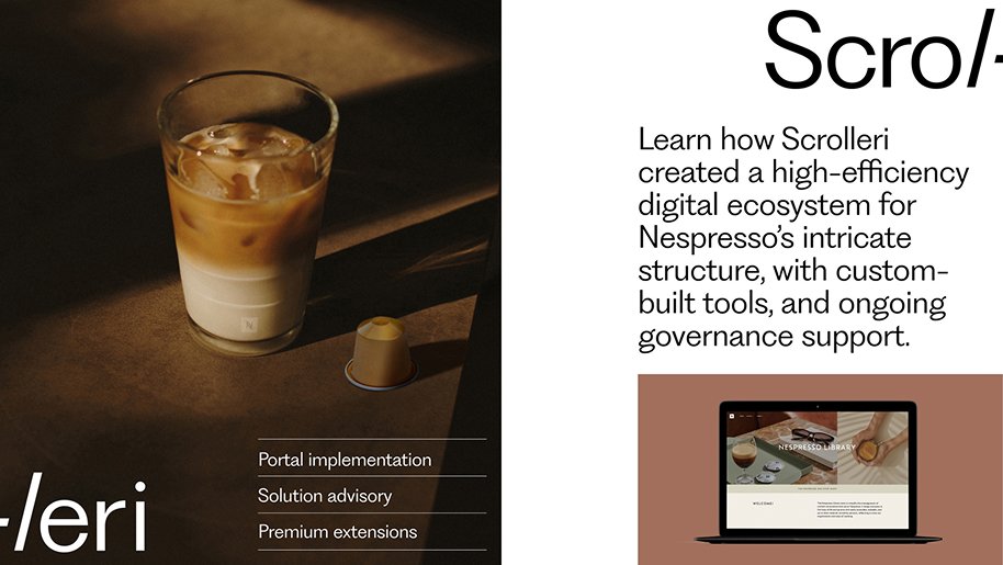 Scroller x Nespresso