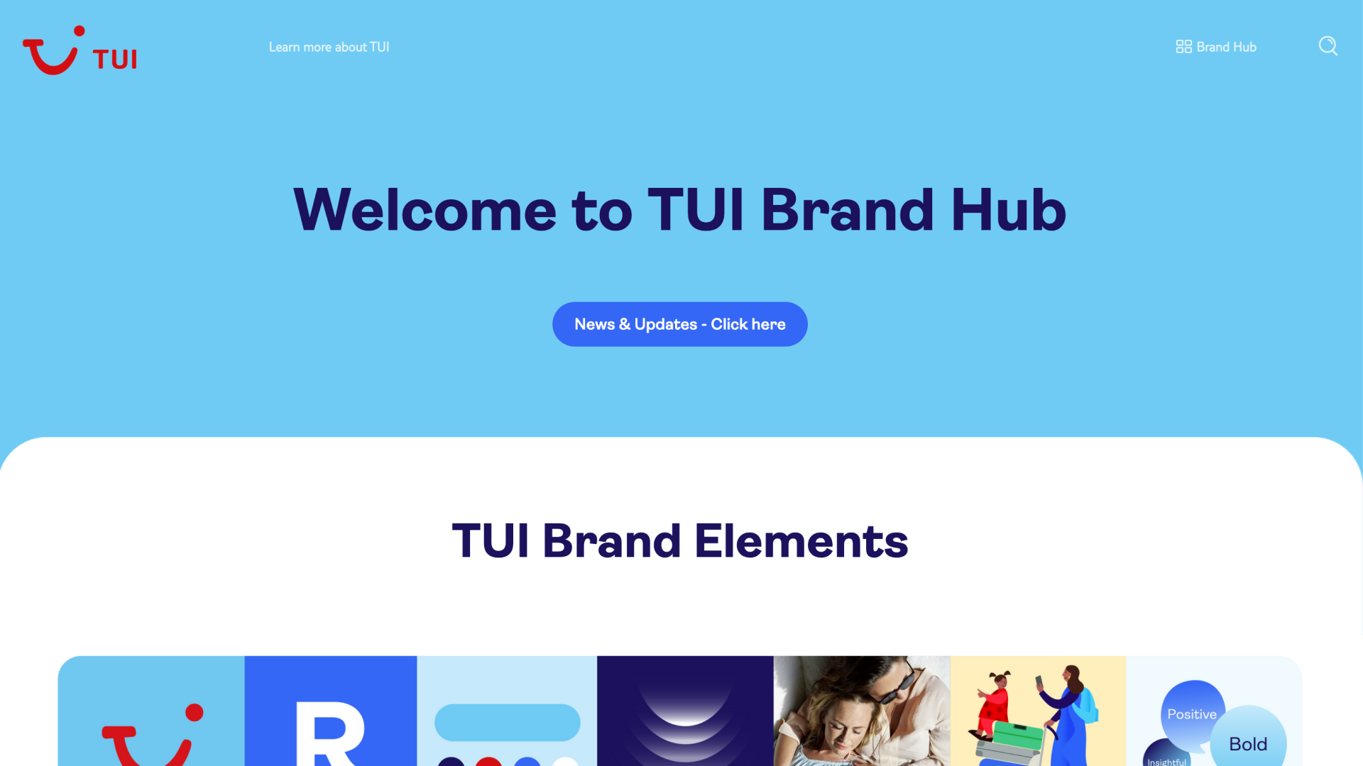 TUI brand portal