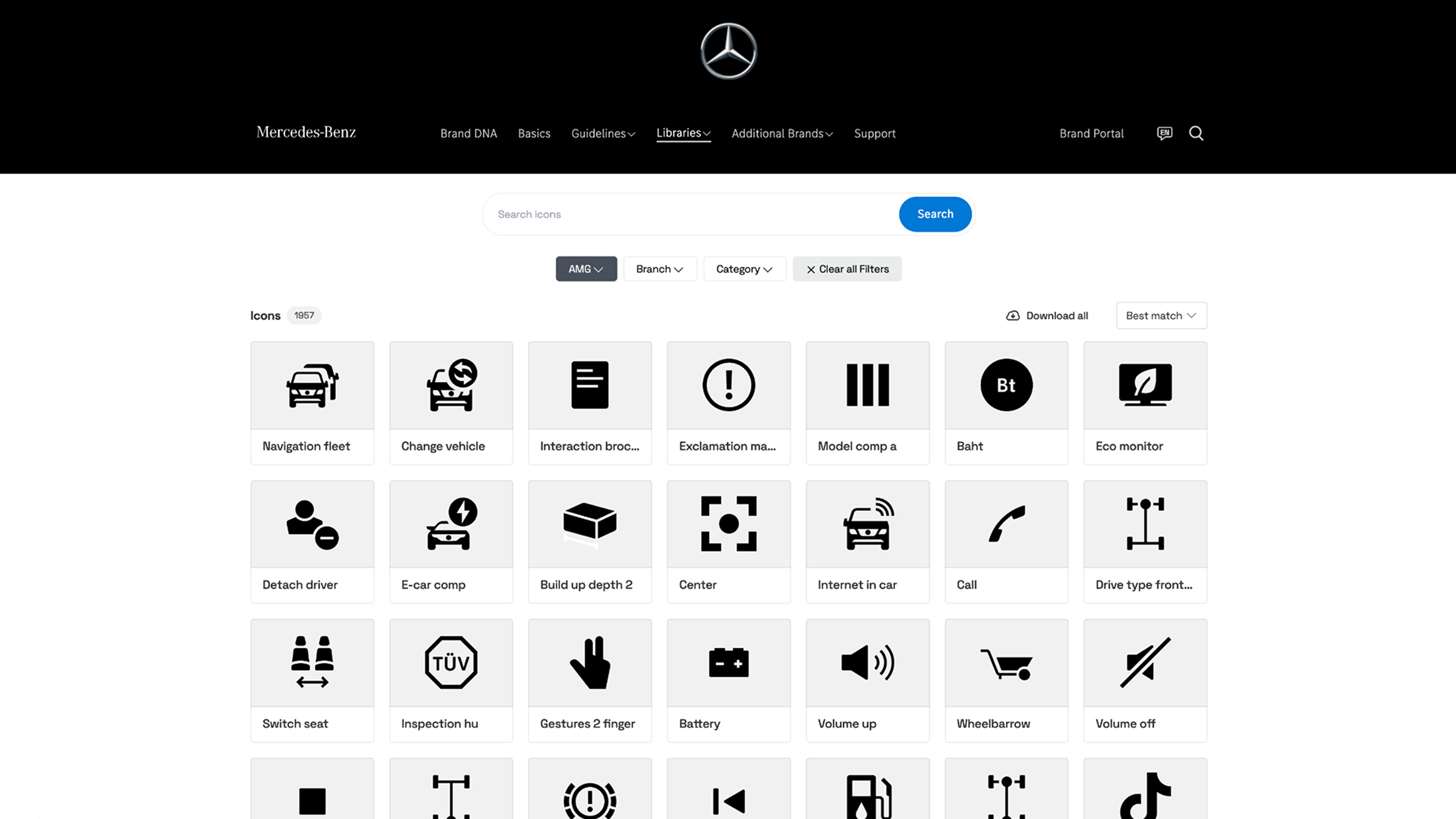 mercedes-benz-icon-library