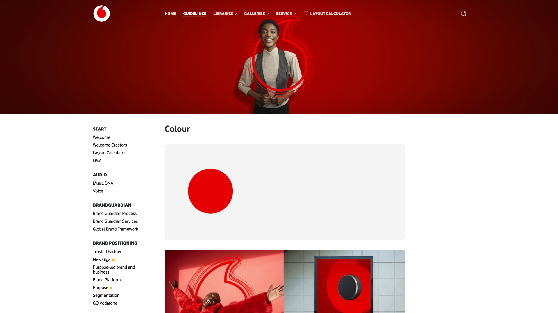 Vodafone brand portal