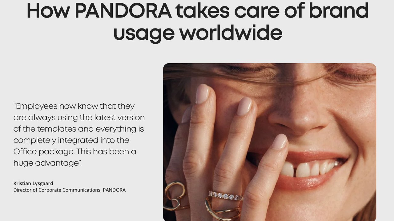 Templafy x Pandora