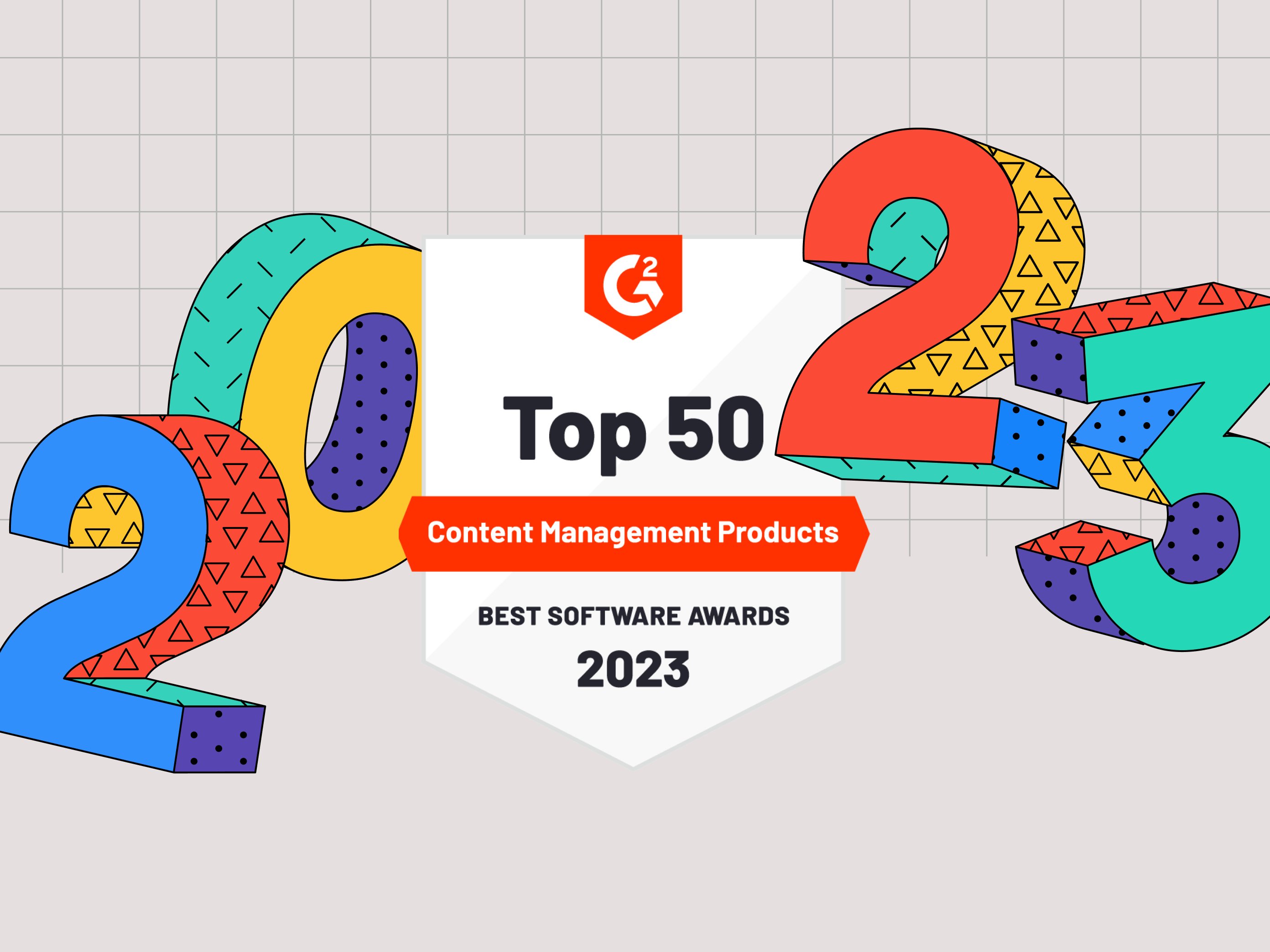 Frontify has been named to G2’s 2023 Best Software Awards, placing #40 on the Content Management Products list. It's our first time making G2's annual list, which ranks the best software companies and products based on reviews from real users.