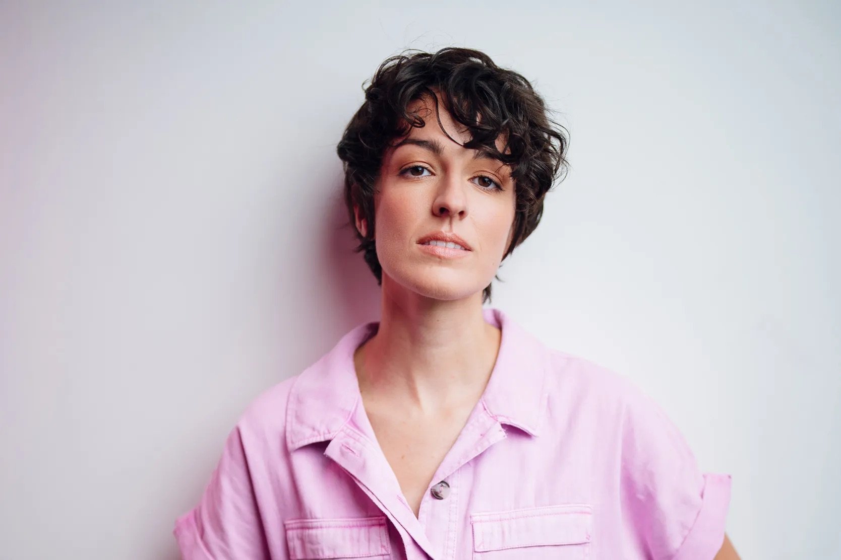 Kristen DiMercurio, the Bluetooth Lady.Photograph: Jackson Davis