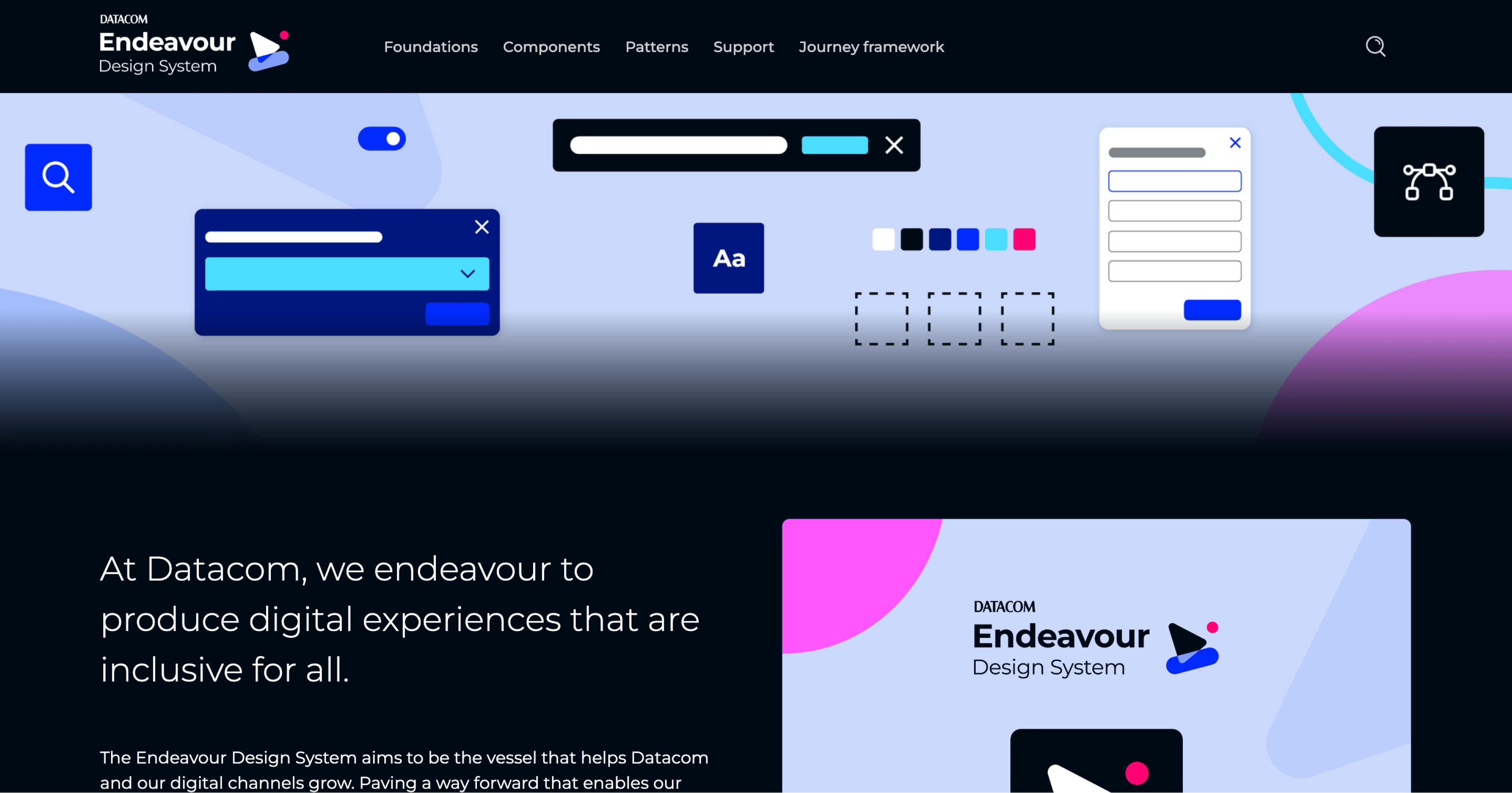 datacom-endeavour-portal