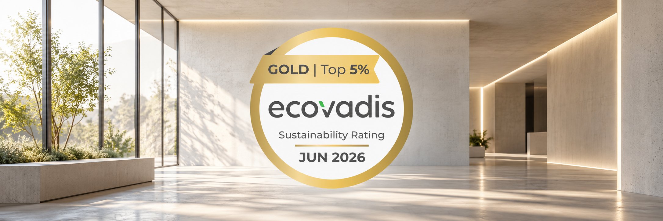 Zumtobel Receives EcoVadis Gold Rating