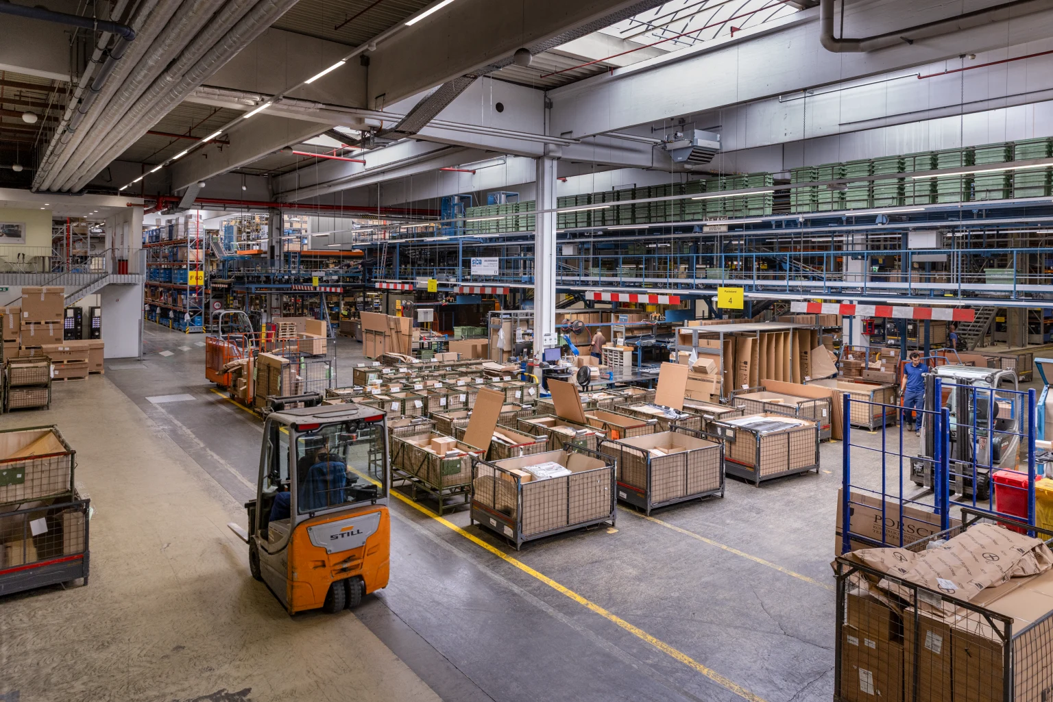 Porsche TVZ achieved significant improvements with TECTON II, especially in the high-bay racking area