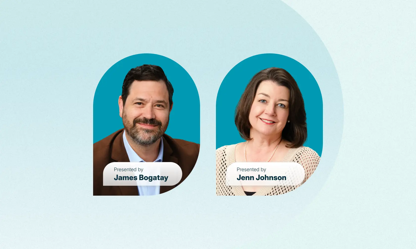 James Bogatay and Jenn Johnson