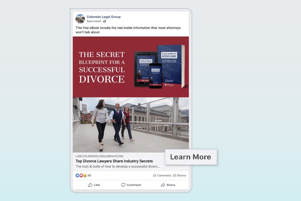 Colorado legal group social media post sample