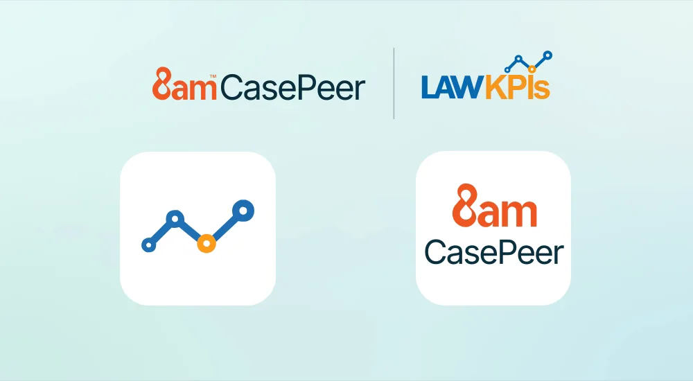 LawKPI and CasePeer Logos