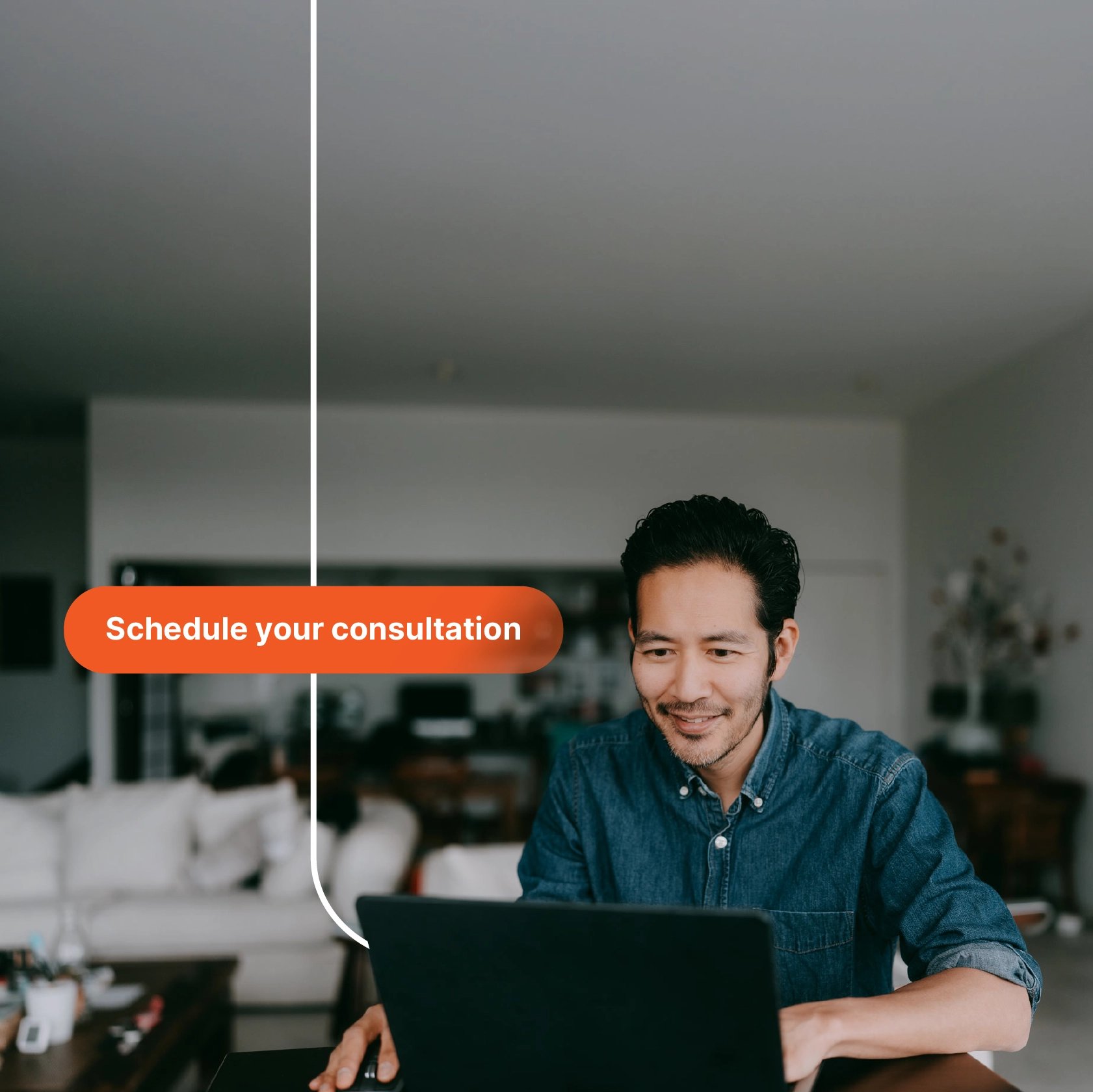 Lawyer working from a laptop