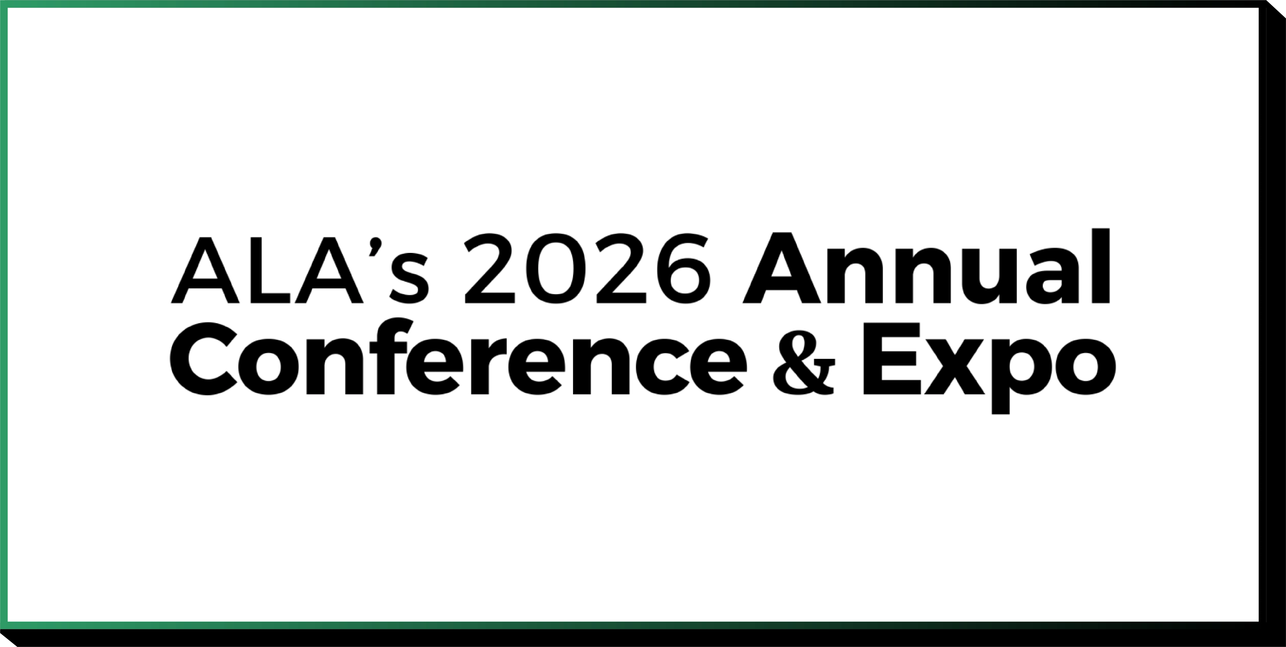 ALA's 2026 Annual Conference & Expo logo