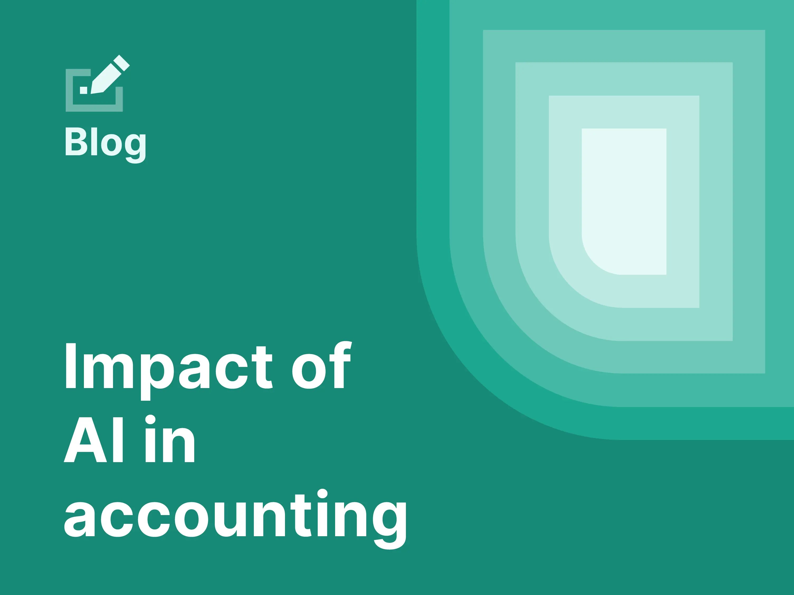 Impact of AI in accounting