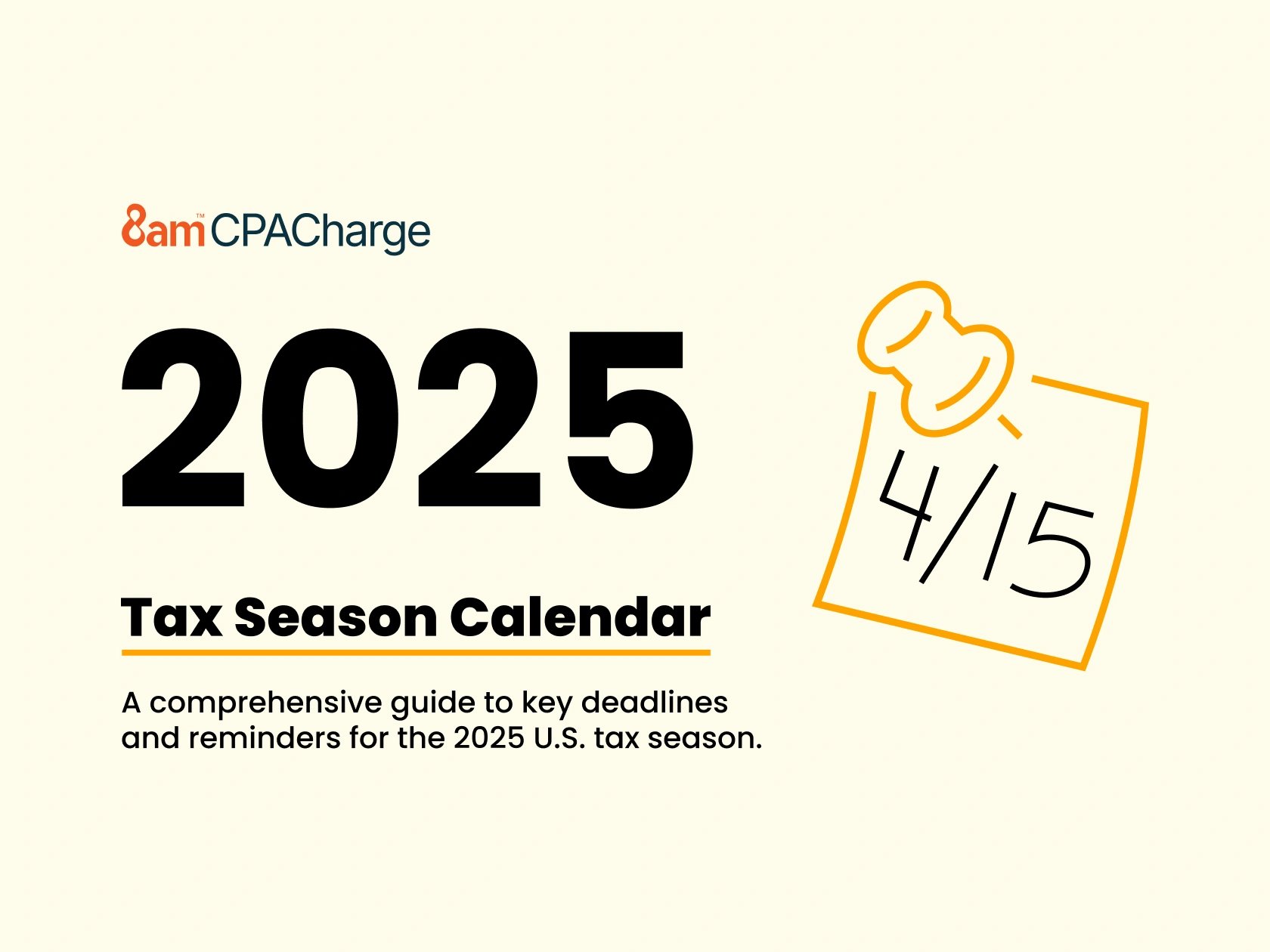 Tax Season Calendar