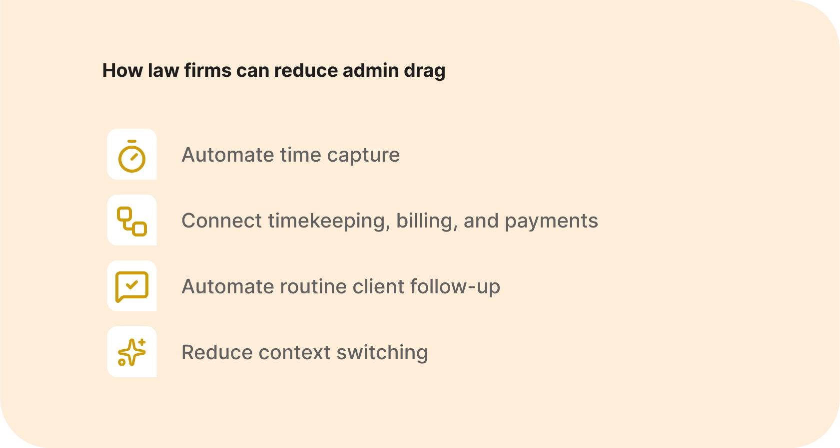 How to reduce admin drag: start where the money moves, let AI take the routine writing and follow-up, connect your systems, and treat trust as a requirement