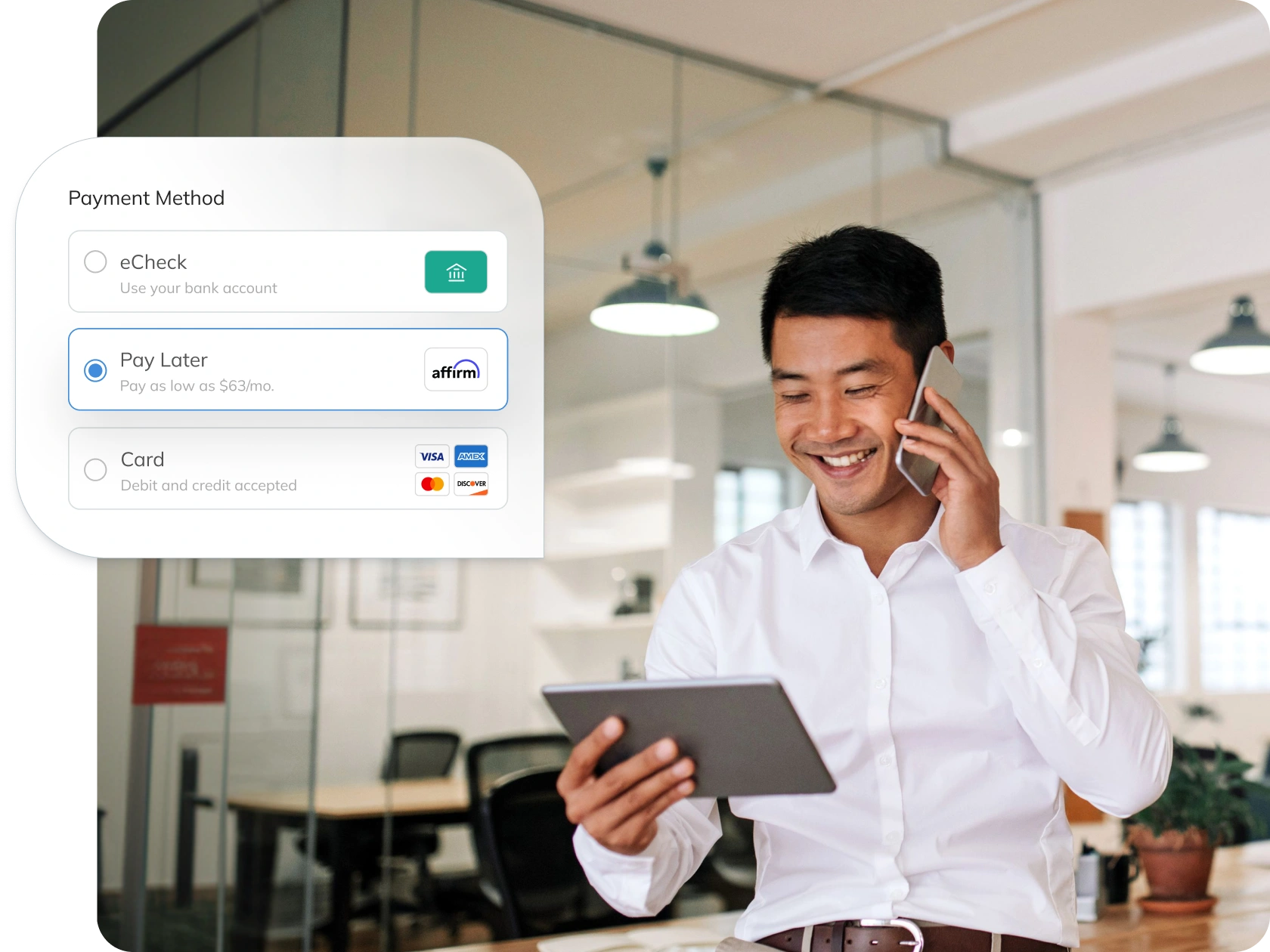 Professional reviewing billing notifications and cash flow insights on laptop using accounting payment software in a modern office