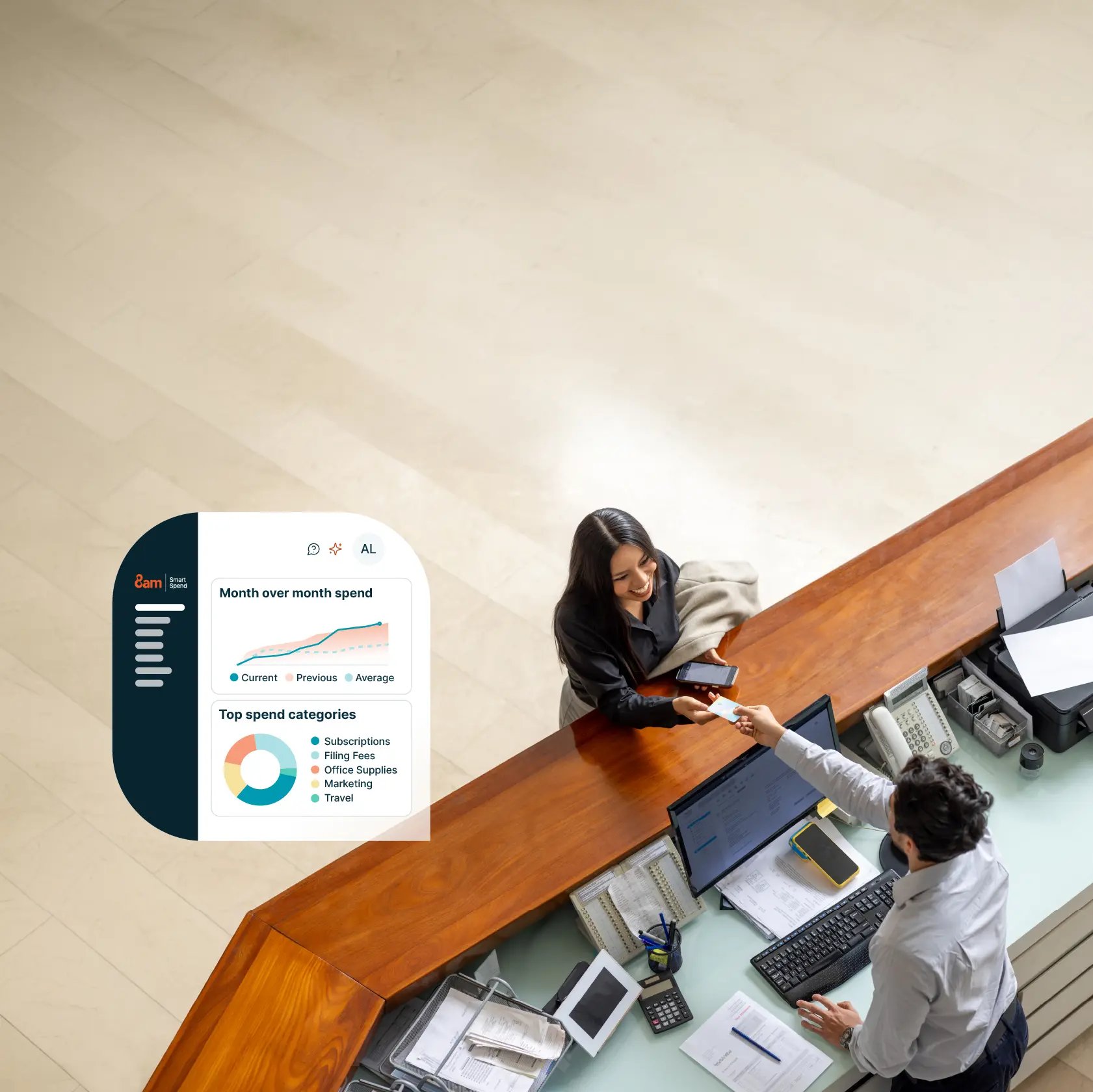 Law firm client paying for services 