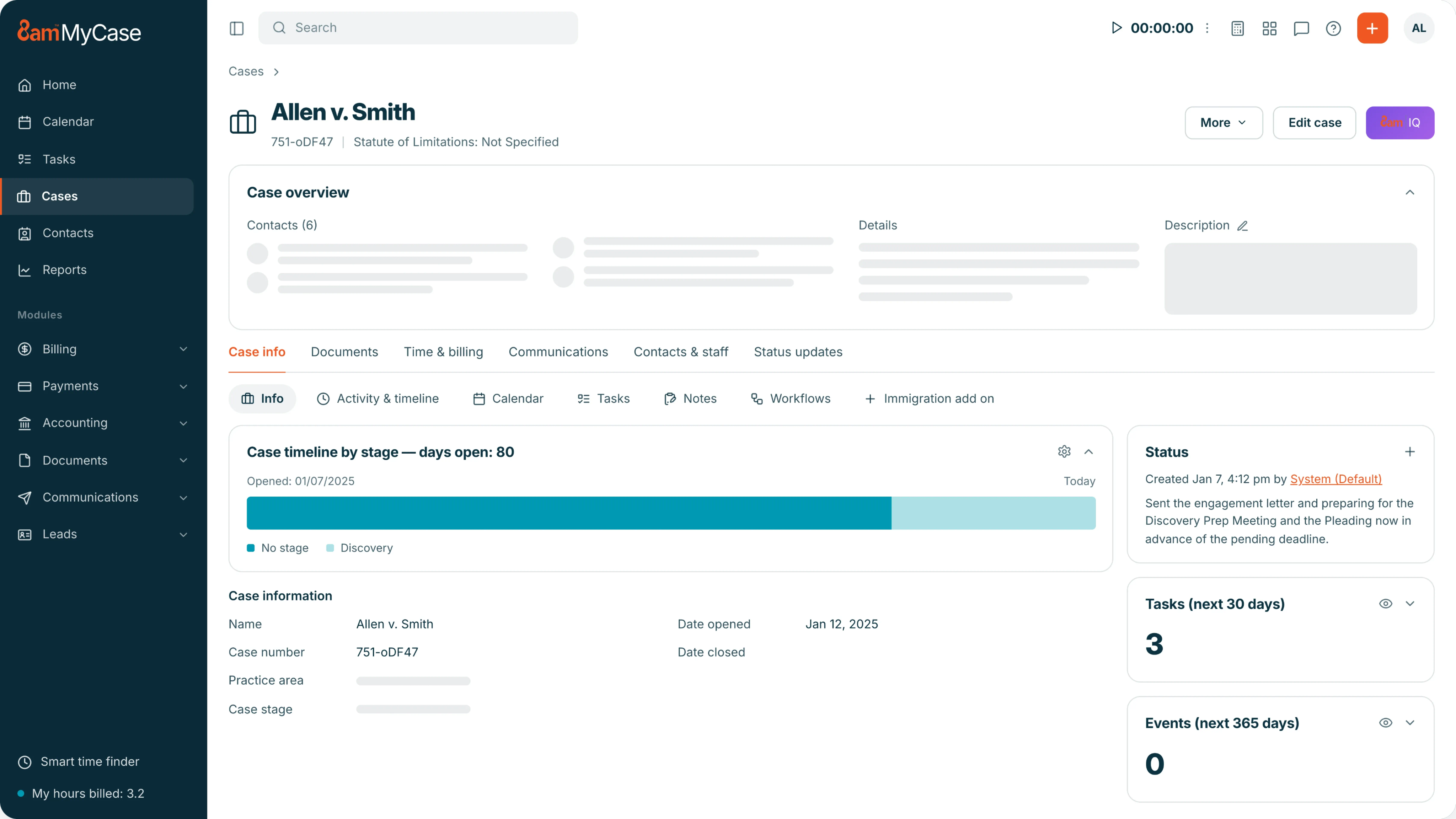 Case Management Dashboard Overview
