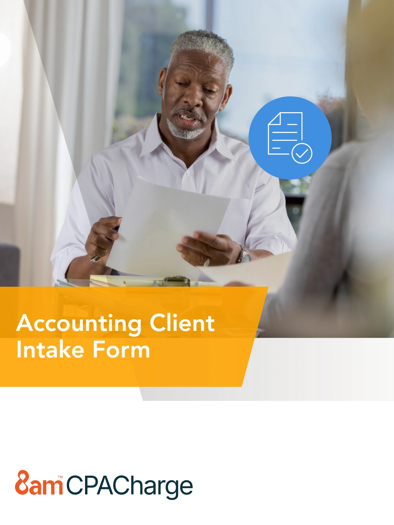 Client intake form template cover