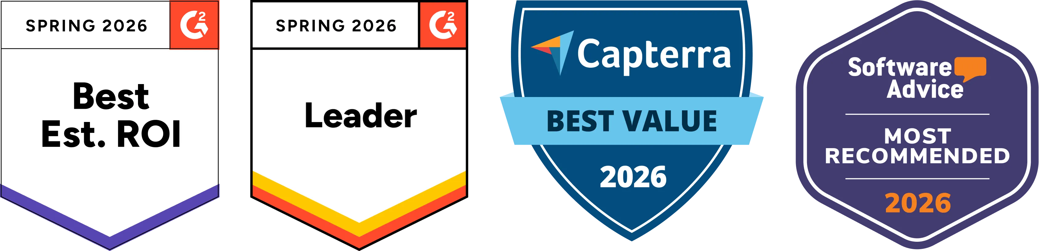 lawpay badges earned by g2 software advice and capterra
