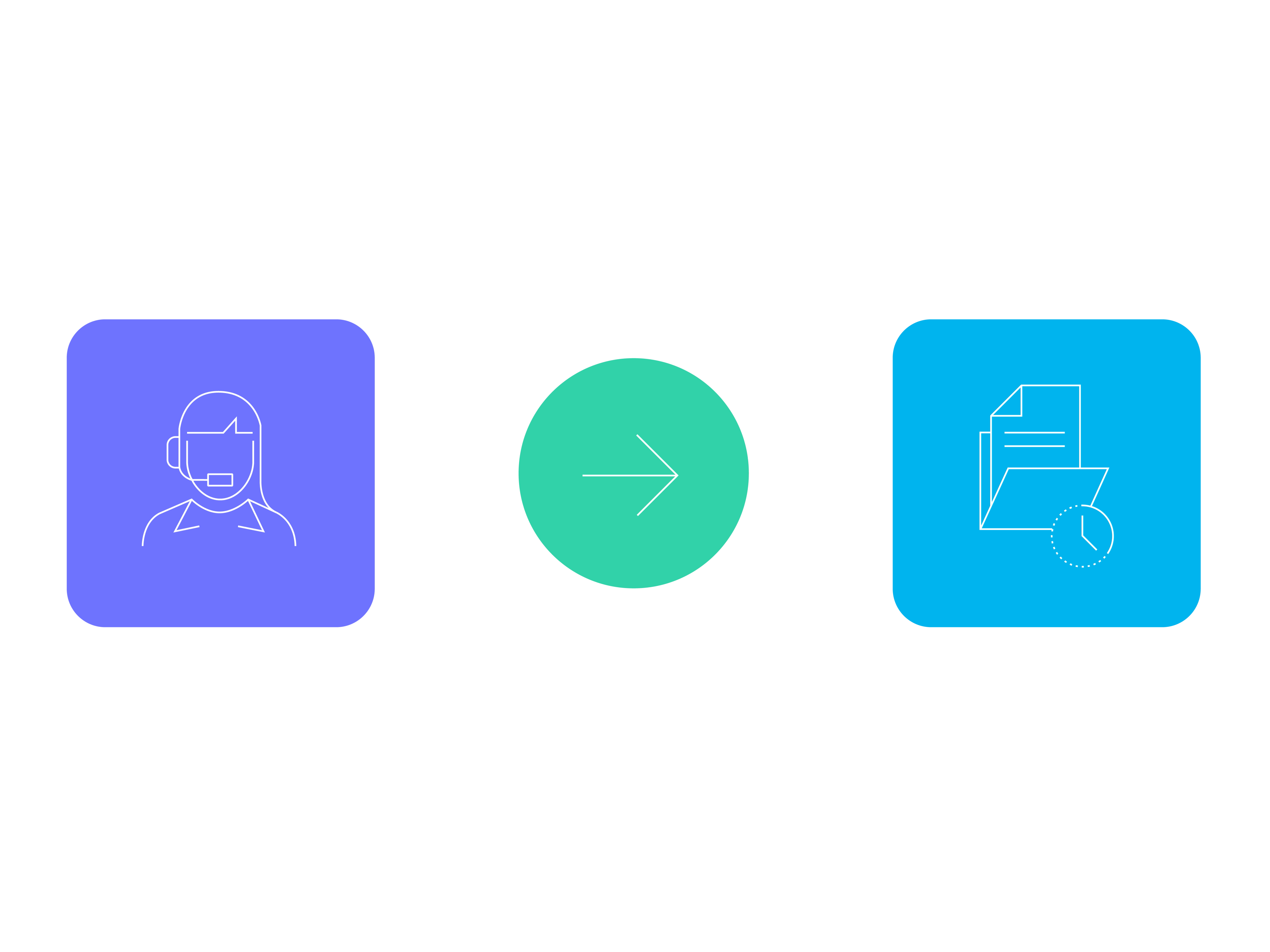 Icons showing calls to case work