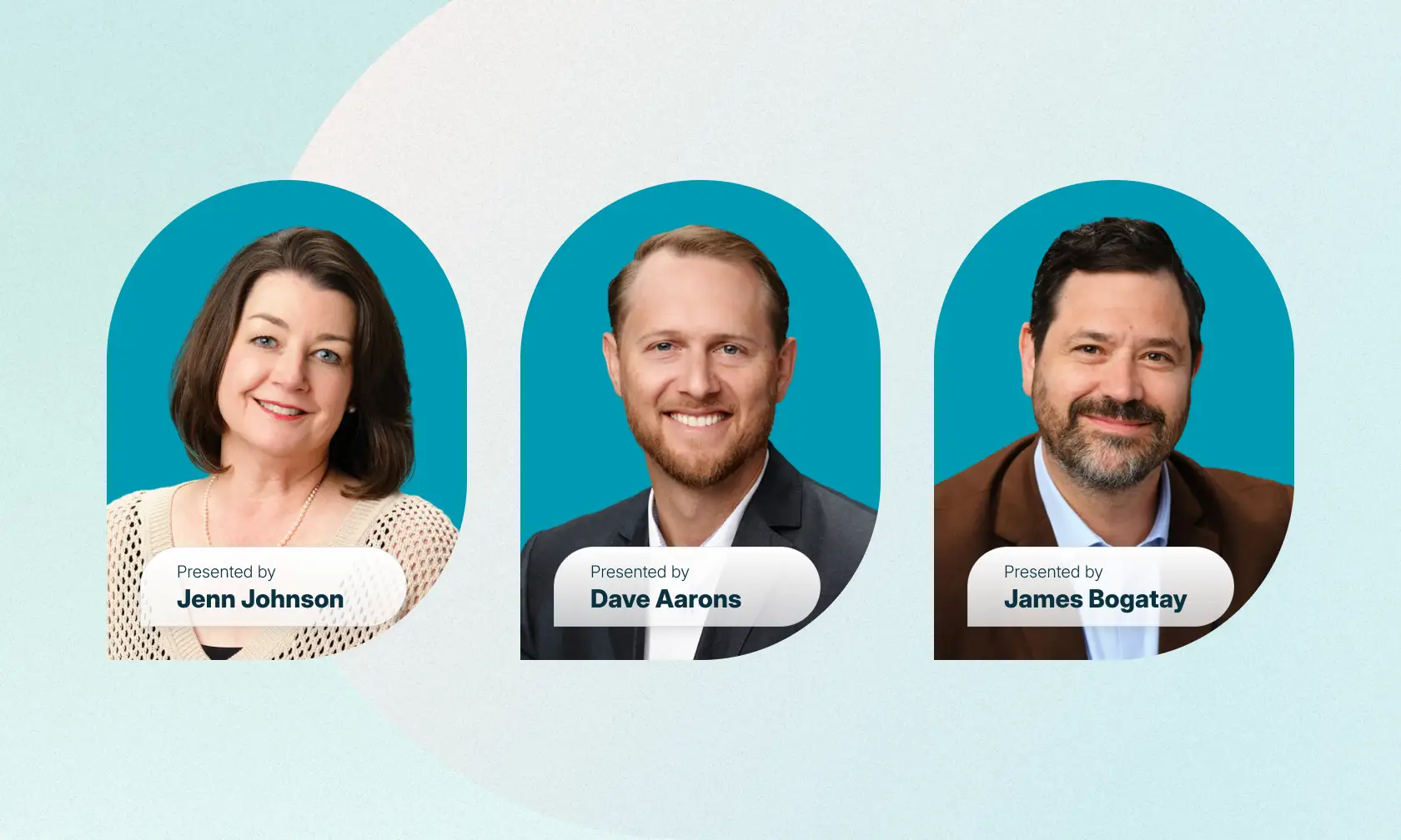 Jenn Johnson, James Bogatay, and Dave Aarons