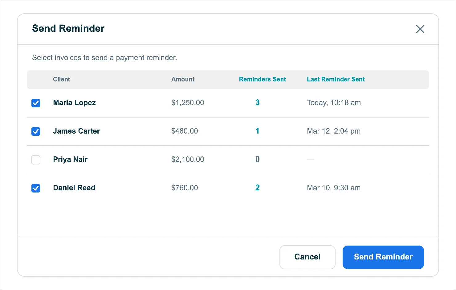 ui change in mycase