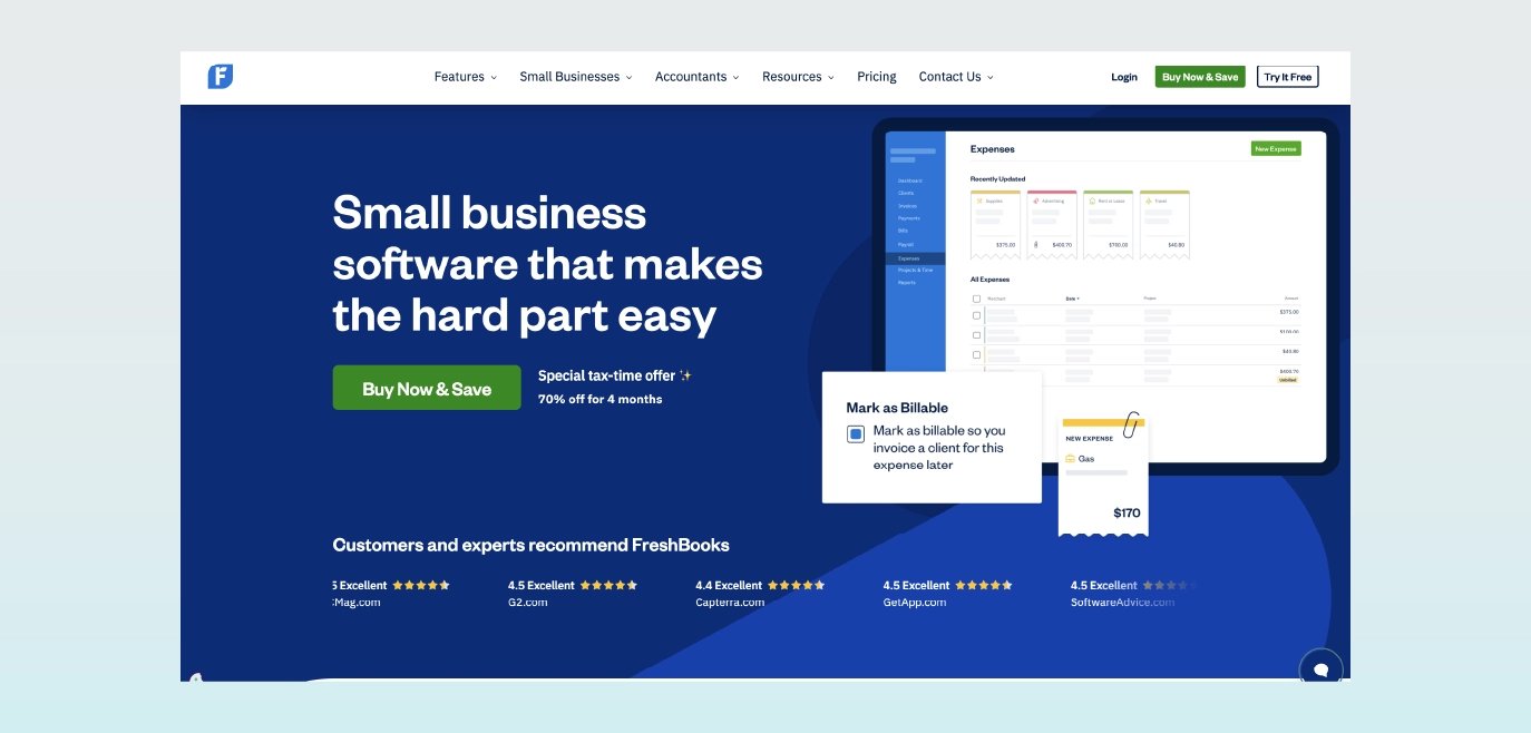 Fresh books home page