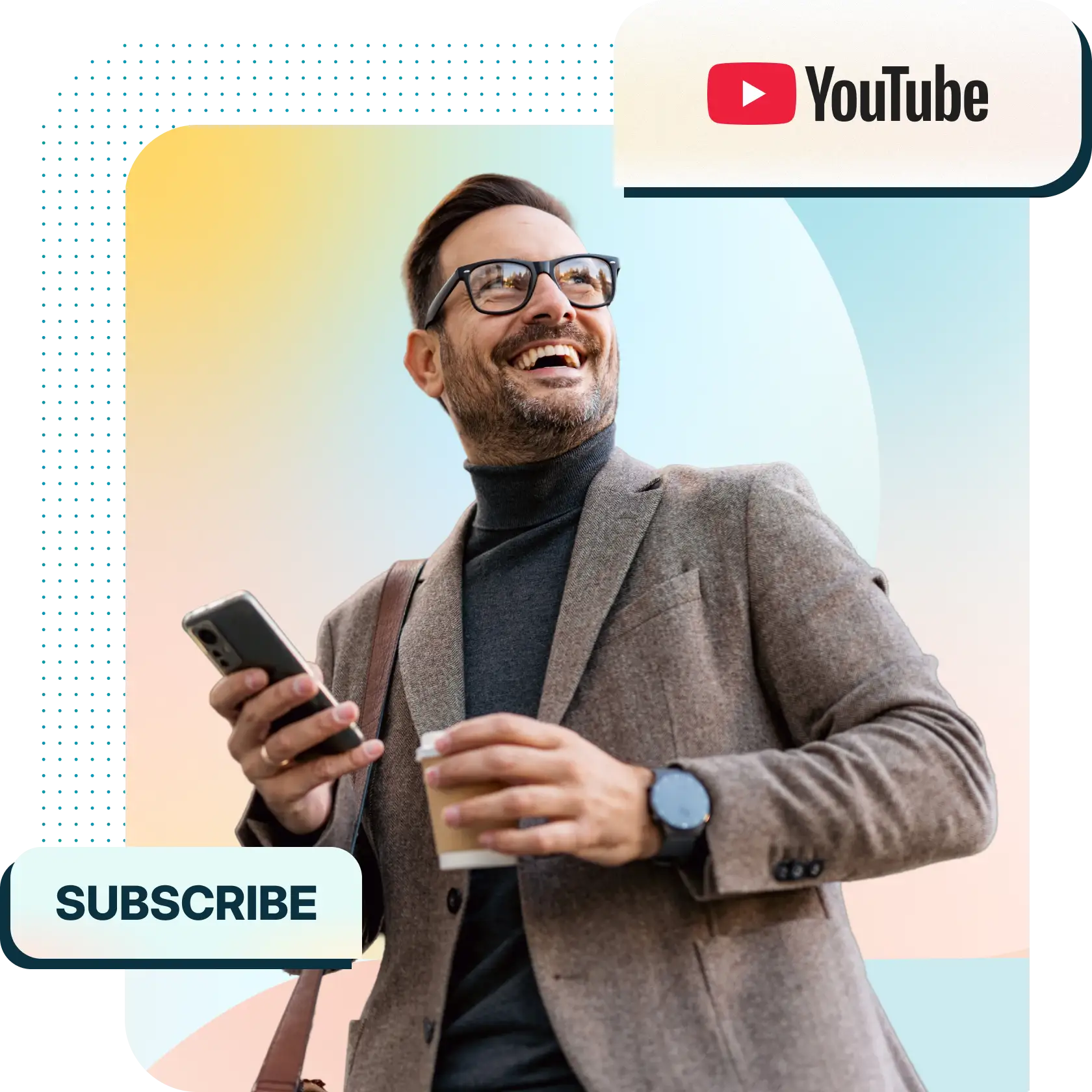 Subscribe to us on YouTube cover
