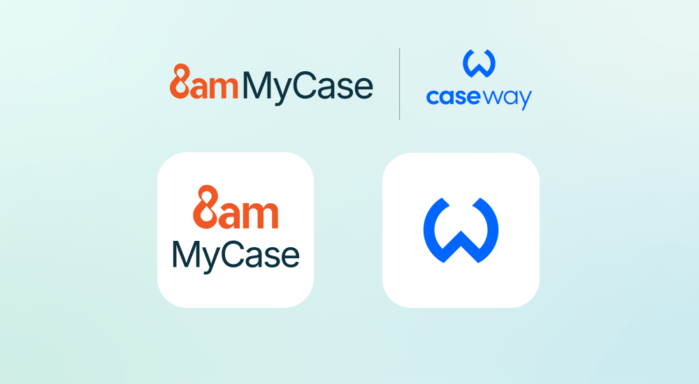 CaseWay and MyCase Logos Next to each other