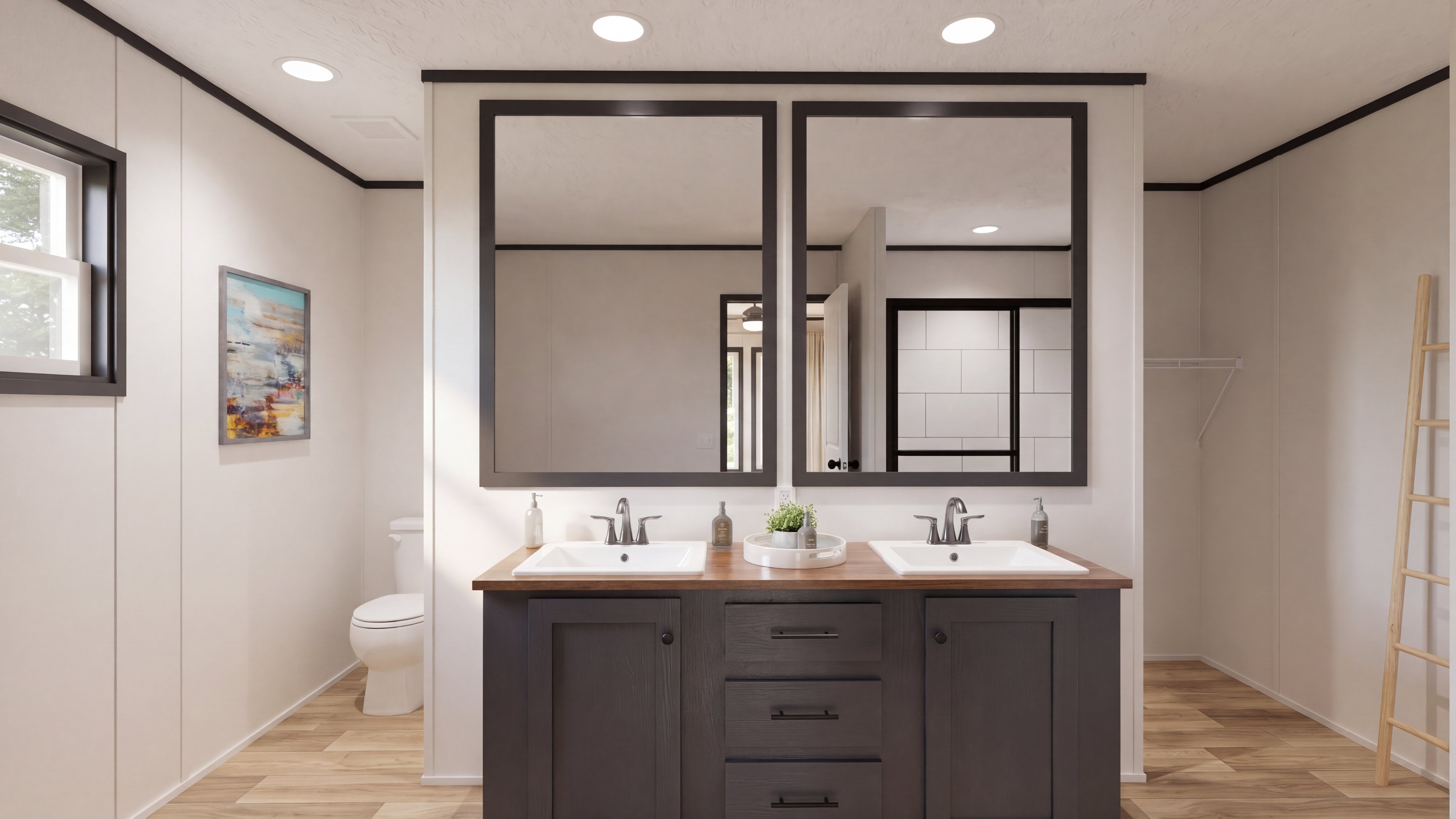 Primary bathroom rendering of the The Anniversary 2.1 home.