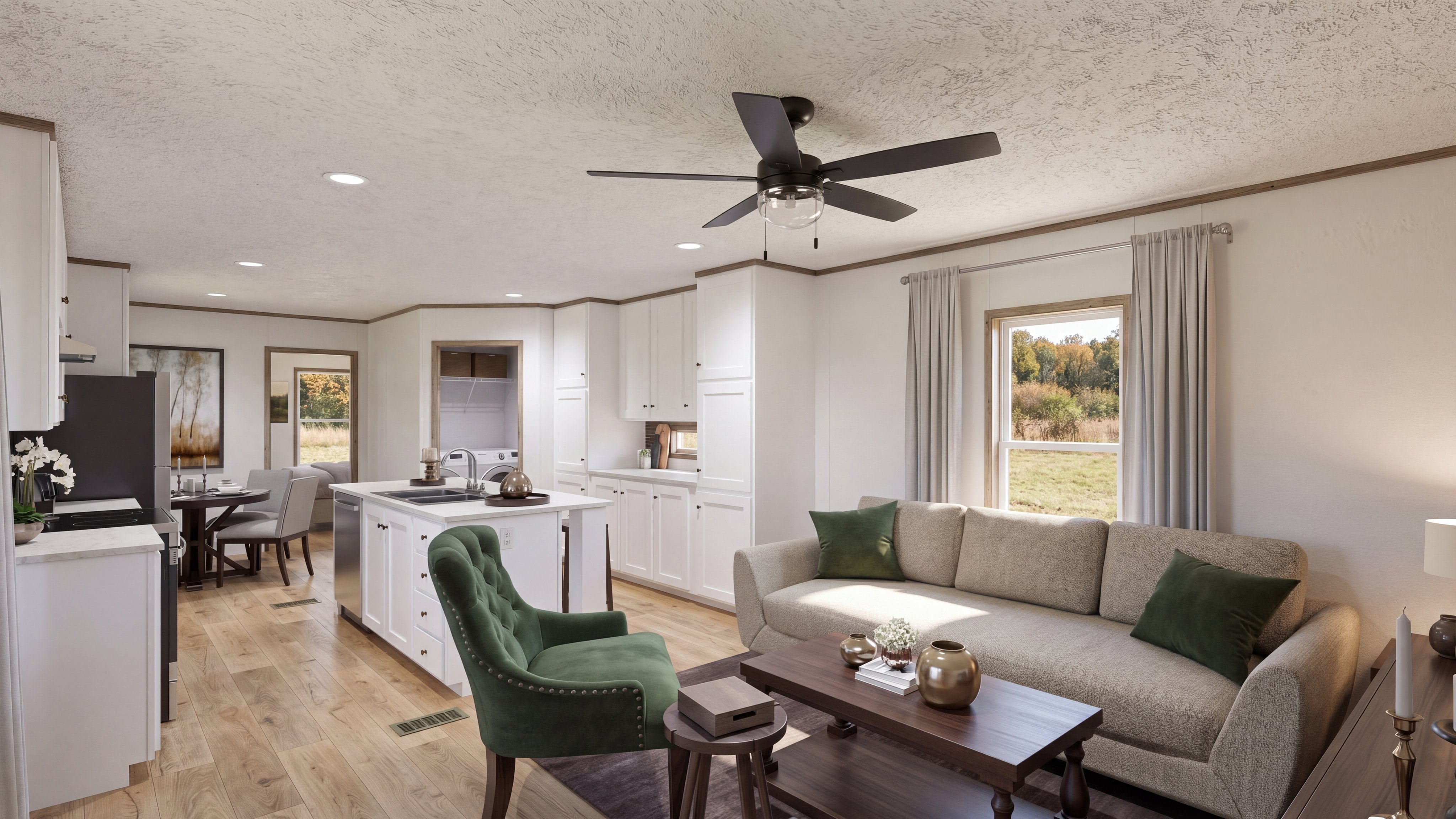 Exterior rendering of the Select 16723b home.