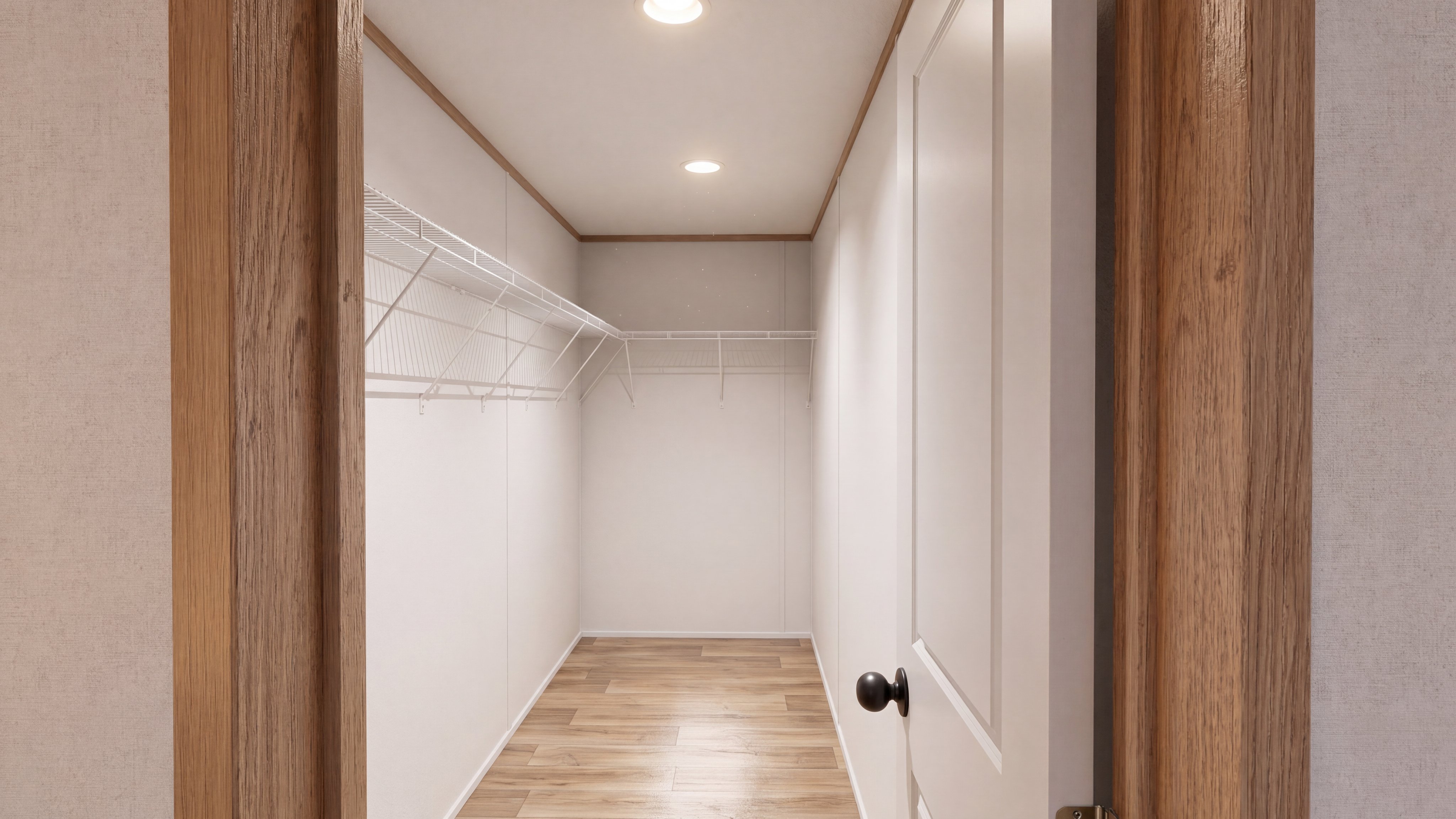 Primary bedroom closet rendering of the The Choice home.